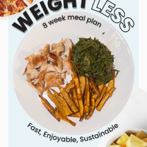 Front cover of WeightLess 8 week meal plan - for men